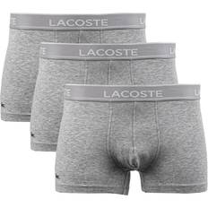 Lacoste Elastan/Lycra/Spandex Underbukser Lacoste Casual Trunks 3-pack - Grey Chine