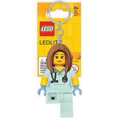 Lego Classic Nurse Keychain with LED Light