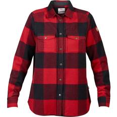 Lange kjoler - Uld Tøj Fjällräven Canada Shirt W - Red