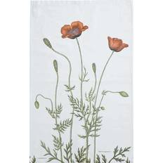 Blomstrede Viskestykker Koustrup & Co. Prickly Poppy Viskestykke Rød (70x48cm)