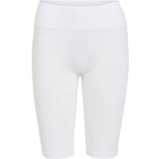 Vila Hvid Undertøj Vila Seam Shapewear Bike Shorts - White/Optical Snow