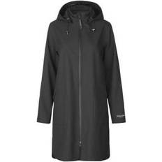 16 - Polyester Regnjakker & Regnslag Ilse Jacobsen Rain128 Raincoat - Black
