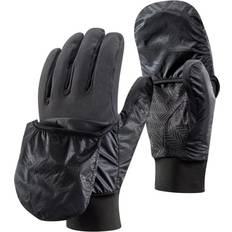 Black Diamond Sort Handsker & Vanter Black Diamond Men's Wind Hood Softshell Gloves - Smoke