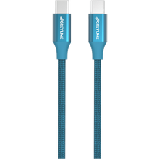 Blå - USB-kabel Kabler GreyLime Braided USB C-USB C 1m