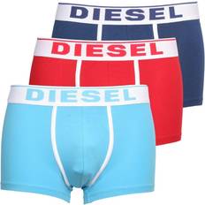 Diesel Bomuld Undertøj Diesel All Timers Fresh & Bright Boxer Trunks 3-pack - Red/Blue/Navy