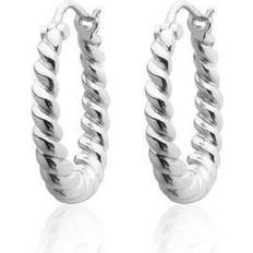 Sophie By Sophie Twisted Mini Hoops - Silver