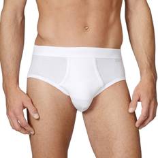 Calida Hvid Underbukser Calida Cotton 1:1 Classic Brief with Fly - White