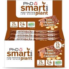 PhD Nutrition Smart Bar Plant Choc Peanut Caramel 12 stk