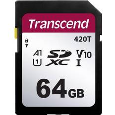 64 GB - Class 10 - SDXC Hukommelseskort Transcend 420T SDXC Class 10 UHS-I U1 V10 A1 64GB