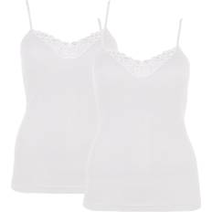 Missya Shapewear & Undertøj Missya Lace Narrow Strap 2-pack - White