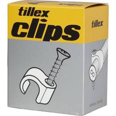 Tillex Skrueclips 7-10 mm hvid