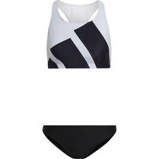 M - Nylon Bikinisæt adidas Women's Big Logo Graphic Bikini Set - White