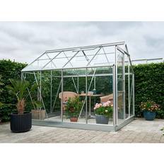 Hærdet glas Drivhuse Halls Greenhouses Popular 86 5m² Aluminium Glas