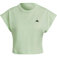 Bomuld - Cut-Out - Dame T-shirts & Toppe adidas Women's Summer T-shirt - Almost Lime