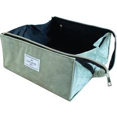 The Flat Lay Co. Open Box Bag Green Velvet