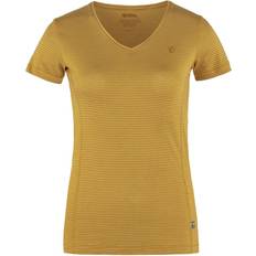 Fjällräven Gul T-shirts & Toppe Fjällräven Abisko Cool T-Shirt W - Mustard Yellow