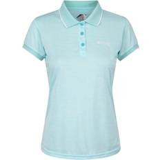 32 - 3XL - Dame T-shirts & Toppe Regatta Remex II Polo T-shirt - Cool Aqua