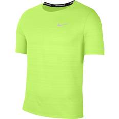 Grøn - Slids T-shirts Nike Dri-Fit Miler Top Men - Green