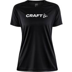 Dame - Polyester T-shirts & Toppe Craft Sportswear Core Unify Logo T-shirt Women - Black