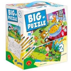 Mal-selv puslespil Alexander Big Puzzle Skipping & Restaurant 2x12 Pieces