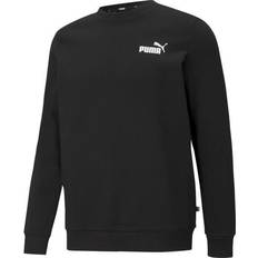 Puma Polyester Sweatere Puma Essentials Small Logo Crew Neck Sweatshirt - Black