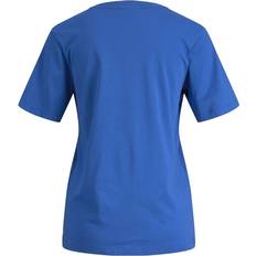 Jack & Jones Bomuld - Dame Overdele Jack & Jones Anna Ecological Cotton Mixture T-shirt - Blue Lolite