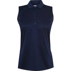 Callaway Sleeveless Knit Polo Shirt Ladies - Peacoat