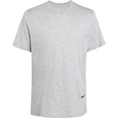 Nike Herre - M - Udendørsjakker - Økologisk materiale T-shirts Nike Sportswear T-shirt - Grey Heather/Black