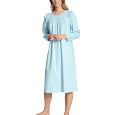 Calida Soft Cotton Nightdress - Light Blue