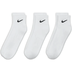 Nike Elastan/Lycra/Spandex - Hvid Strømper Nike Everyday Cushioned Training Ankle Socks 3-pack - White/Black