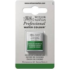 Grøn Akvarelmaling Winsor & Newton Professional Water Colour Oxide of Chromium Half Pan