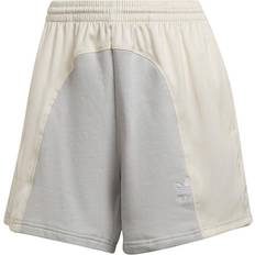 36 - Beige - Dame Shorts adidas Women's Originals Adicolor Split Trefoil Shorts - Wonder White