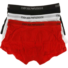 Emporio Armani Boxsershorts tights Underbukser Emporio Armani Boxer Briefs with Logo Waistband - White/Red/Black
