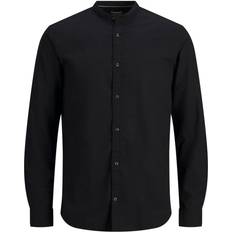 Jack & Jones Linen Shirt - Black/Black