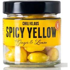 Chili Klaus Krydderier, Smagsgivere & Saucer Chili Klaus Spicy Yellow Ginger & Lemon bolcher 100g