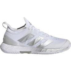 42 - Dame - Tennis Ketchersportsko adidas Adizero Ubersonic 4 W - Cloud White/Silver Metallic/Grey Two