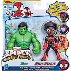 Figurer Hasbro Marvel Spidey Amazing Friends Hulk & Miles Morales