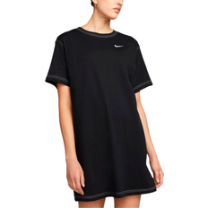 Nike 12 - Dame Kjoler Nike Sportswear Swoosh Dress - Black/White