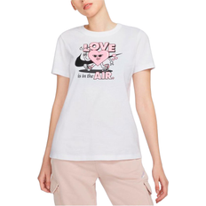 26 - Dame - Fleecetrøjer & Piletrøjer Overdele Nike Sportswear Short-Sleeve T-shirt Women's - White