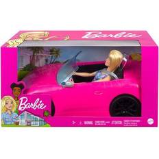 Mattel Barbie Doll with Flower Dress & Convertible