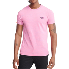Superdry Orange Label Vintage Embroidered T-shirt - Neon Pink Spacedye