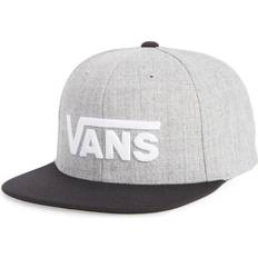 Vans Uld Tøj Vans Drop V Snapback Hat - Heather Grey/Black
