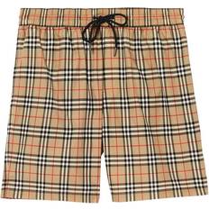 Burberry Badebukser Burberry Guildes Plaid Swim Shorts - Archive Beige