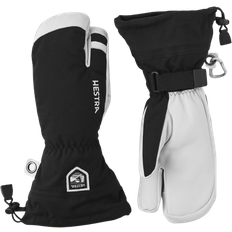 Herre - Træningstøj Tilbehør Hestra Army Leather Heli Ski 3-Finger Gloves - Black