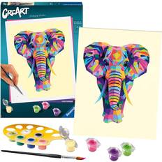 Ravensburger Plastlegetøj Kreativitet & Hobby Ravensburger CreArt Funky Elephant Paint by Numbers