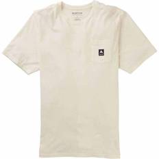 Burton L Overdele Burton Colfax Organic Short Sleeve T-shirt - Stout White