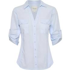 Part Two Blå Overdele Part Two Cortnia Long Sleeved Shirt - Heather