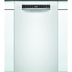 Halvt integrerede - Indvendig belysning Opvaskemaskiner Bosch SPU6ZMW10S White