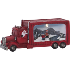 Star Trading Santa in a Truck with a Beautiful Landscape Julelampe 9cm