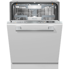 Miele 60 cm - Fuldt integreret - Program til halvt fyldt maskine Opvaskemaskiner Miele G 7257 SCVi XXL Rustfrit stål